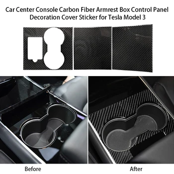 New Car Center Console Wrap Kit Carbon Fiber Armrest Box Control Panel Decoration Cover Sticker Car Styling for Tesla Model 3
New Car Center Console Wrap Kit Carbon Fiber Armrest Box Control Panel Decoration Cover Sticker Car Styling for Tesla Model 3