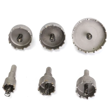 6pcs Carbide Tip Hole Saw Metal Cutting Clamp Bench Hand Drill Tool Workshop HSS
6pcs Carbide Tip Hole Saw Metal Cutting Clamp Bench Hand Drill Tool Workshop HSS