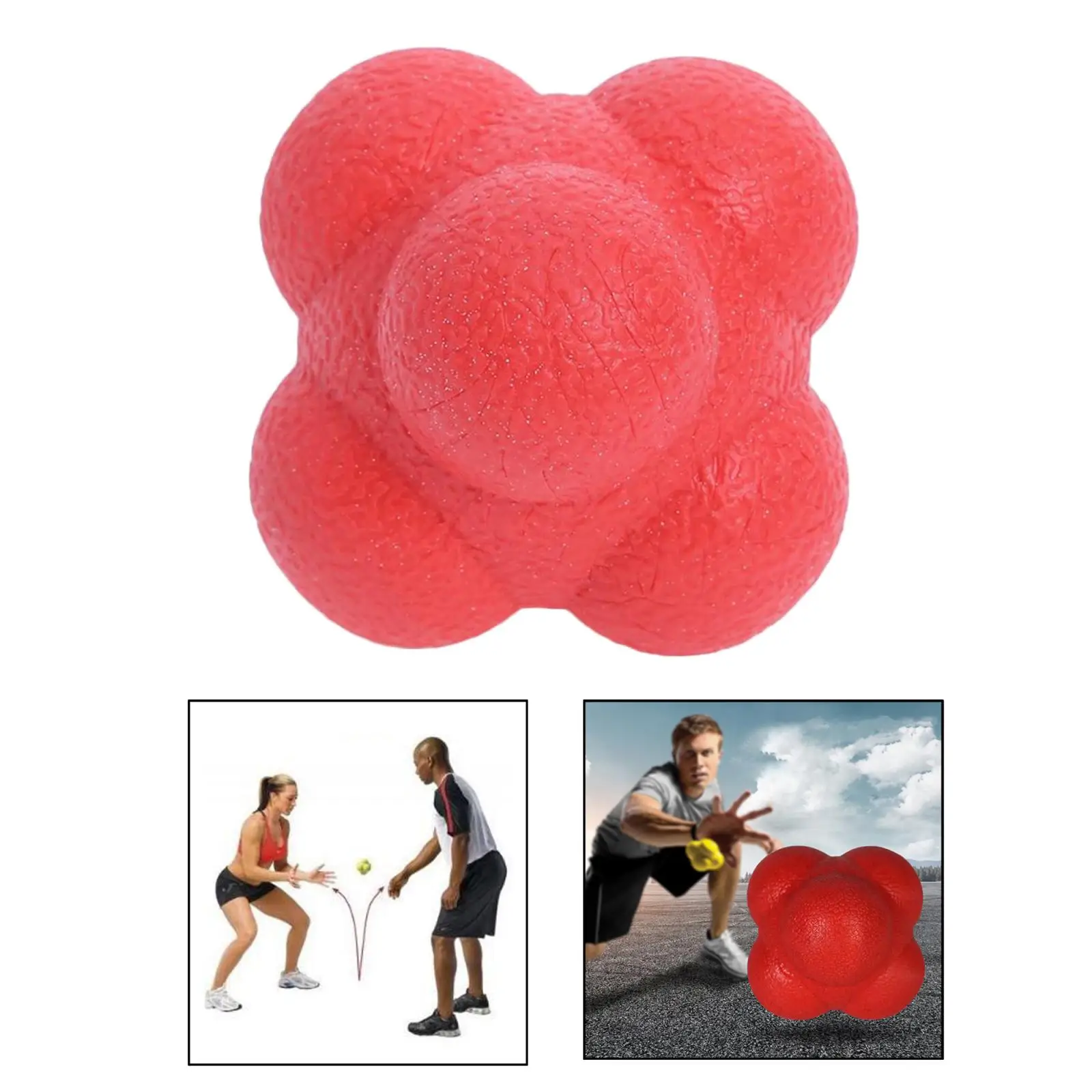 5.5cm Reaction Balls Agility Reflex Speed Training for Cricket Boxing Soccer 5.5cm Reaction Balls Agility Reflex Speed Training for Cricket Boxing Soccer