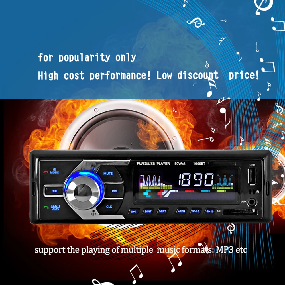 1 Din Car Audio Player In-dash Autoradio Car Stereo FM Radio MP3 Player tuner stereo BT FM USB/SD MMC Wireless Remote Control
1 Din Car Audio Player In-dash Autoradio Car Stereo FM Radio MP3 Player tuner stereo BT FM USB/SD MMC Wireless Remote Control