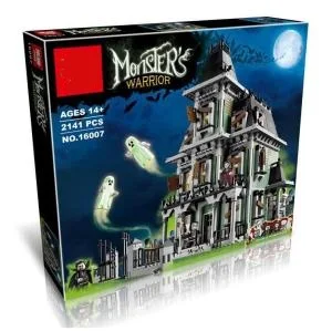 16007 LED light City Monster Fighter Haunted House Model (Building bricks set not included) micro block toys for children
