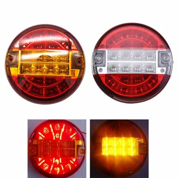 2 Pcs 20 LED Truck Tail Light Stop Brake Reverse Lamp for 24V Vehicles Trailer Caravan
2 Pcs 20 LED Truck Tail Light Stop Brake Reverse Lamp for 24V Vehicles Trailer Caravan