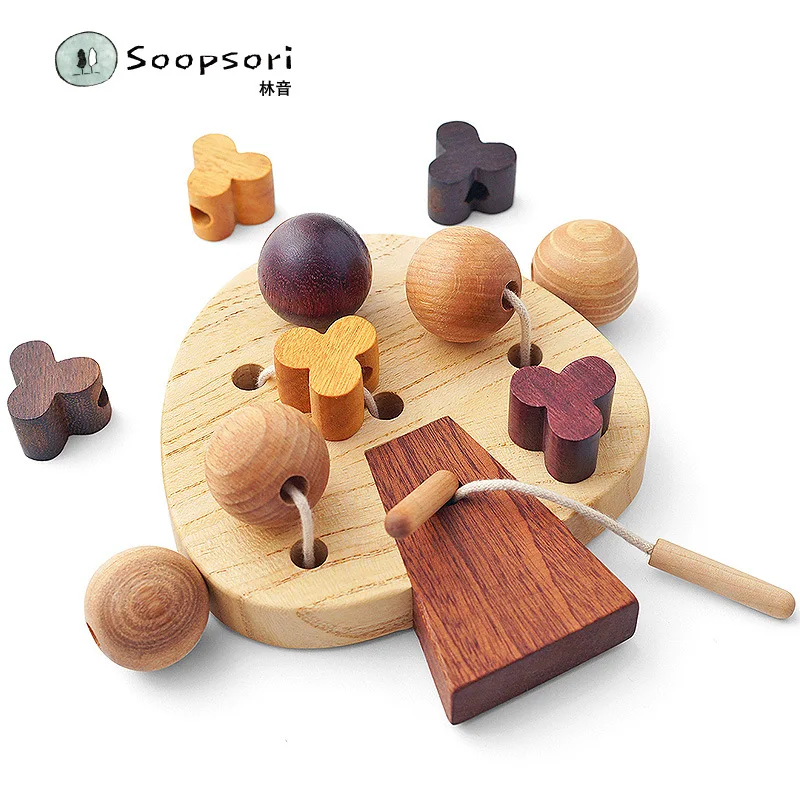 Wooden Beaded Bracelet Building Blocks Bead-stringing Toy Threading South Korea Infant CHILDREN'S Toy Unisex Educational a Year
Wooden Beaded Bracelet Building Blocks Bead-stringing Toy Threading South Korea Infant CHILDREN'S Toy Unisex Educational a Year
