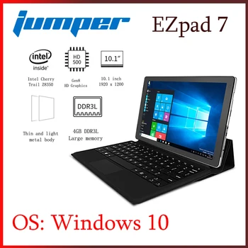 

Jumper EZpad 7 2 in 1 tablet 10.1" Intel Cherry Trail X5-Z8350 4GB DDR3 64GB eMMC FHD IPS Screen tablets windows 10 tablet pc