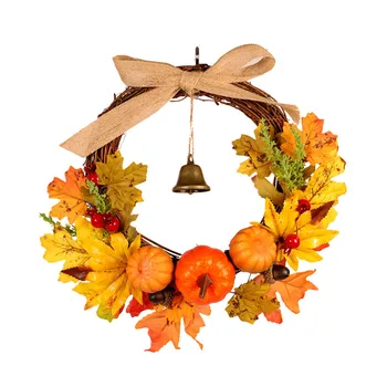 Wall Door Hanging Home Thanksgiving Bar Artificial Party Maple Leaf Wreath Festival Halloween Ornaments Decoration DIY Pumpkin
Wall Door Hanging Home Thanksgiving Bar Artificial Party Maple Leaf Wreath Festival Halloween Ornaments Decoration DIY Pumpkin