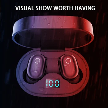 Sapling F2 Sport Bluetooth Earphones 5.0 TWS Wireless Inclined In-ear LED Power Display Calling Voice Assistant / Siri Earsets
Sapling F2 Sport Bluetooth Earphones 5.0 TWS Wireless Inclined In-ear LED Power Display Calling Voice Assistant / Siri Earsets
