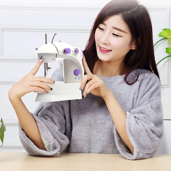 Electric Mini Sewing Machine With Light 2 Sppeds Portable Household Tailor Handheld Machine Home Tread Rewind Sewing Stitch Set
Electric Mini Sewing Machine With Light 2 Sppeds Portable Household Tailor Handheld Machine Home Tread Rewind Sewing Stitch Set