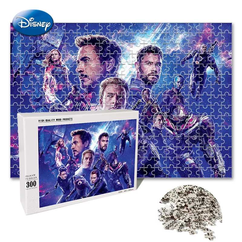 Marvel Disney Avengers Puzzle 300pieces/Set Infinity War Wood Intelligence Customized Puzzles Toy Adults Kids Christmas Gifts
Marvel Disney Avengers Puzzle 300pieces/Set Infinity War Wood Intelligence Customized Puzzles Toy Adults Kids Christmas Gifts