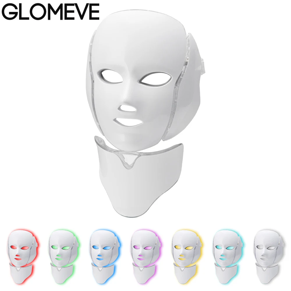7 Colors Led Facial Mask Photon Light Therapy Facial Mask Skin Rejuvenation Acne Mask Neck Beauty Spa Led Mask Machine
7 Colors Led Facial Mask Photon Light Therapy Facial Mask Skin Rejuvenation Acne Mask Neck Beauty Spa Led Mask Machine