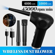 Wireless Air Dust Blower 45000PRM USB Rechargable Duster Blowing Gun Products for Computer PC Camera Car Keyboard 
Wireless Air Dust Blower 45000PRM USB Rechargable Duster Blowing Gun Products for Computer PC Camera Car Keyboard