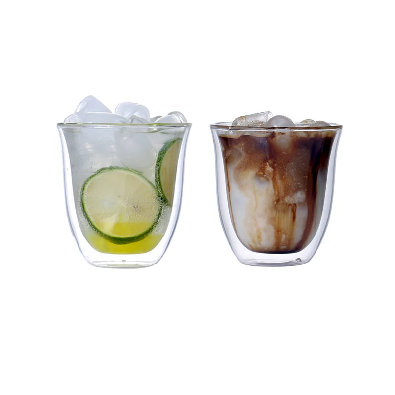 Set of 2 7ozheat resistant borosilicate glass double wall coffee mugs for latte espresso mixed drinks tea cups gift 220ml
Set of 2 7ozheat resistant borosilicate glass double wall coffee mugs for latte espresso mixed drinks tea cups gift 220ml