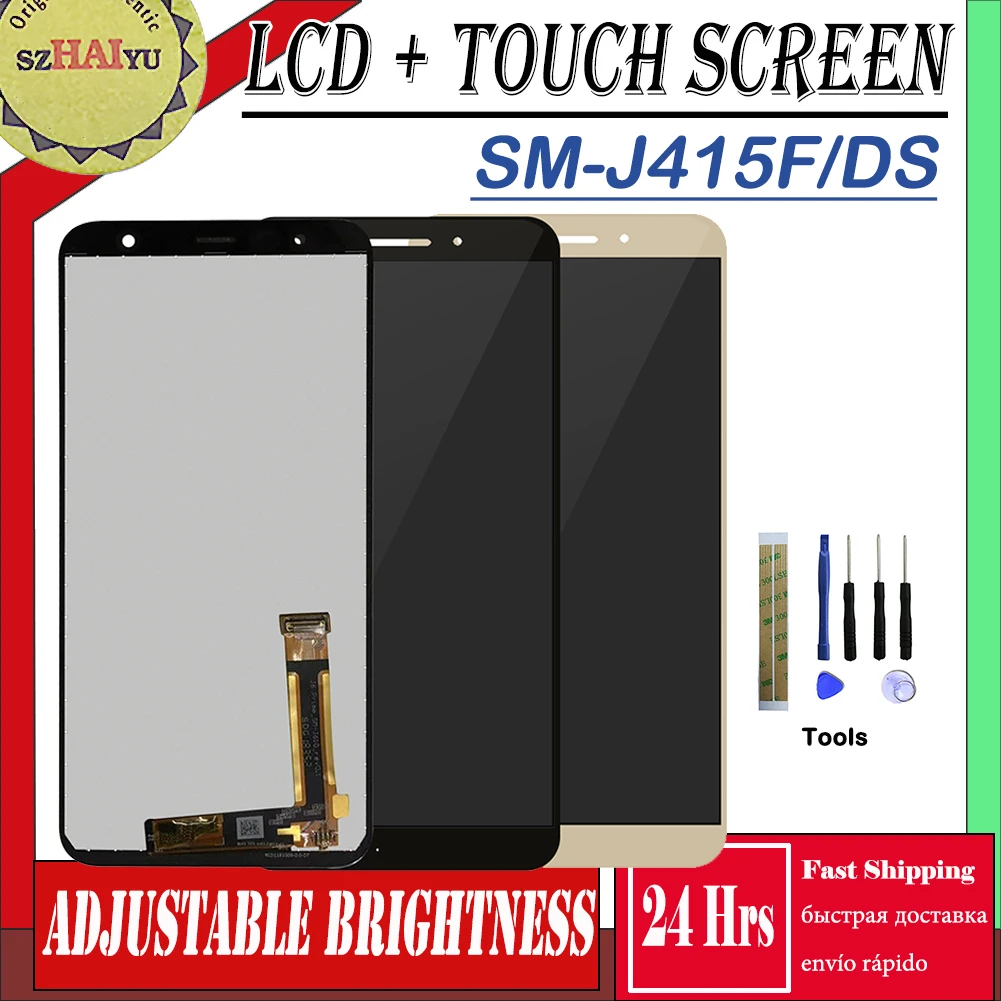 SM-J415F TFT LCD Display for Samsung Galaxy J4+ J415F / DS J4 PLUS 2018 J415 Touch Screen Digitizer Assembly Adjust Backlight
SM-J415F TFT LCD Display for Samsung Galaxy J4+ J415F / DS J4 PLUS 2018 J415 Touch Screen Digitizer Assembly Adjust Backlight