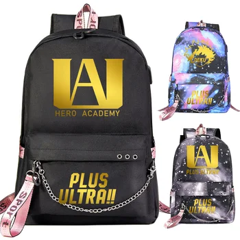 New Cartoon Boys Girls Kids School bag Gold My Hero Academia Prints Women USB Chain Backpack Canvas Men Bagpack Packsack Bookbag
New Cartoon Boys Girls Kids School bag Gold My Hero Academia Prints Women USB Chain Backpack Canvas Men Bagpack Packsack Bookbag