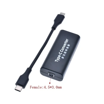 DC Power Adapter Connector Converter 4.5*3.0mm Female to USB Type C Jack Converter for Macbook Hp Lenovo Type-C Charger 45W
DC Power Adapter Connector Converter 4.5*3.0mm Female to USB Type C Jack Converter for Macbook Hp Lenovo Type-C Charger 45W
