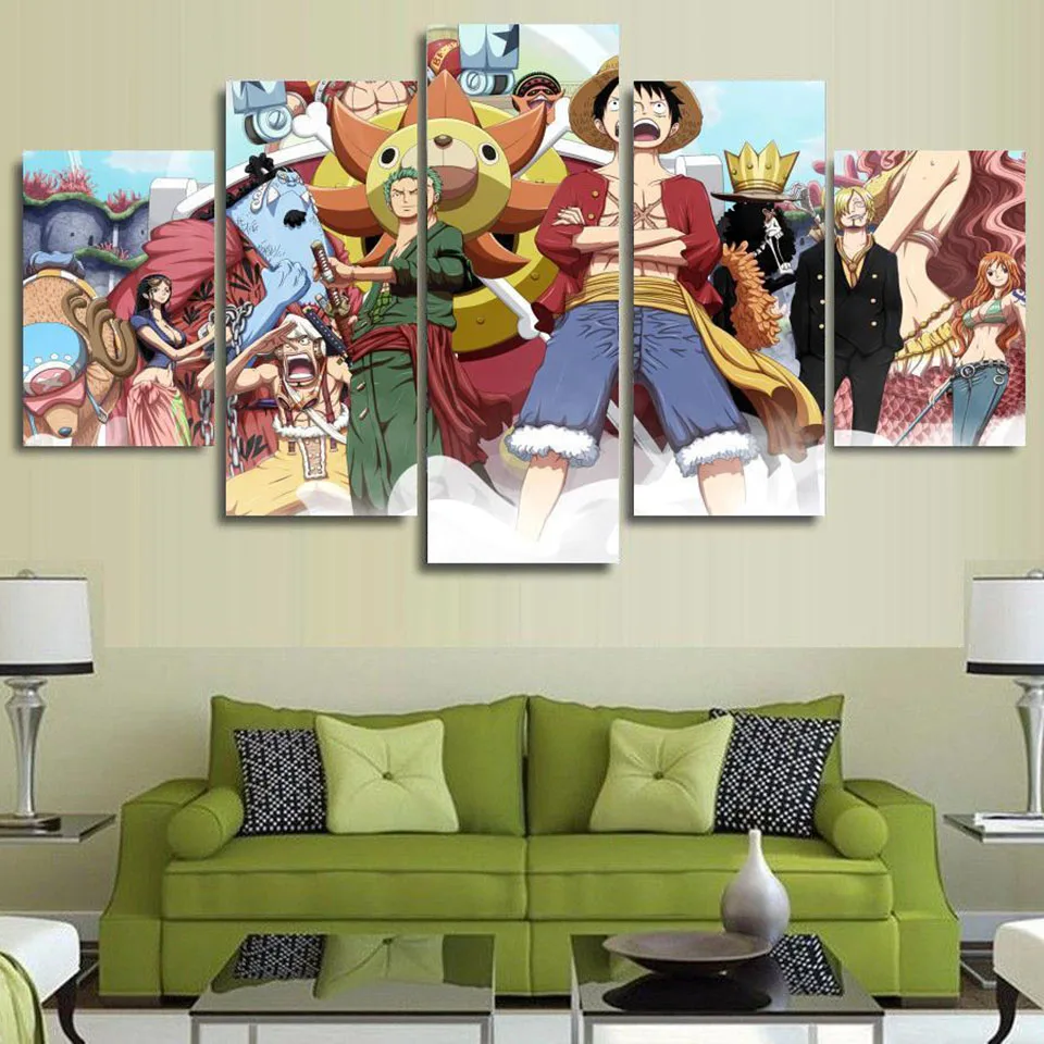 Modular Decoration HD Printed Modern Painting 5 Panel One Piece Cartoon Character Posters Picture On Canvas Wall Art Home Framed
Modular Decoration HD Printed Modern Painting 5 Panel One Piece Cartoon Character Posters Picture On Canvas Wall Art Home Framed