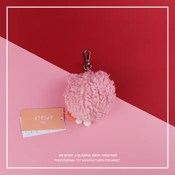 South Korea Cartoon Peach Modeling Plush Doll School Bag Pendant Keychain Cute Fart Peach Couples Bag Ornament 
South Korea Cartoon Peach Modeling Plush Doll School Bag Pendant Keychain Cute Fart Peach Couples Bag Ornament