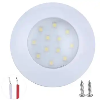 12LED Round Dome Light 5000-6000K 2.4W 240LM Car Roof Lamp IP67 Interior Lighting 75mm 12V/24V
12LED Round Dome Light 5000-6000K 2.4W 240LM Car Roof Lamp IP67 Interior Lighting 75mm 12V/24V