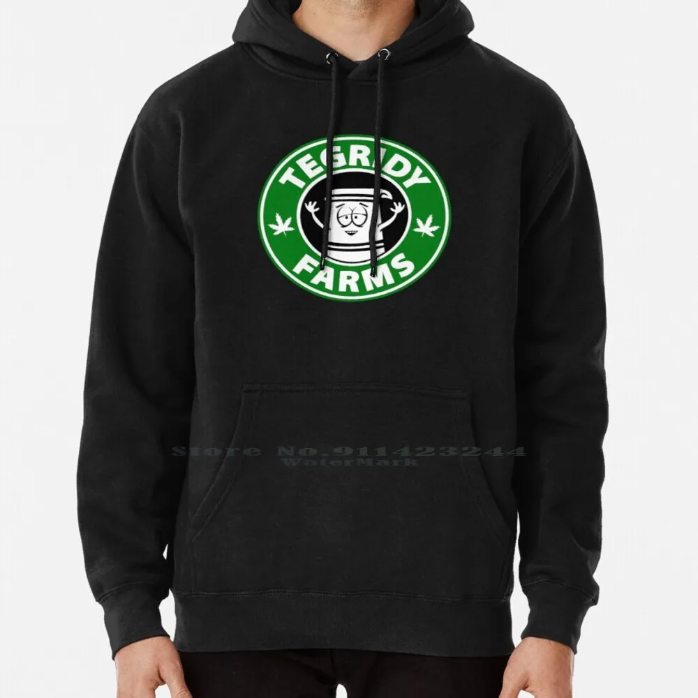 

Tegridy Farms Hoodie Sweater 6xl Cotton Farms Towelie Logo Randy Marsh Cartman Funny Parody High Tegridy Burgers Coffee Women