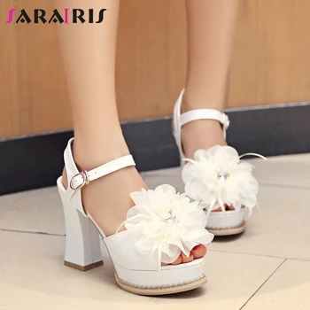 SARAIRIS Sexy Female Platform Fashion Colorful Sandals Flower Decoration Sandals Women Party Wedding High Heels Shoes Woman
SARAIRIS Sexy Female Platform Fashion Colorful Sandals Flower Decoration Sandals Women Party Wedding High Heels Shoes Woman