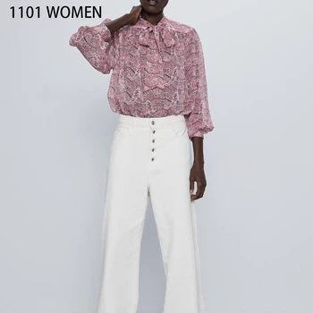 2020 NEW Spring women‘s colourful printed long sleeve bow Neck Casual shirt fashion female woman clothes
2020 NEW Spring women‘s colourful printed long sleeve bow Neck Casual shirt fashion female woman clothes