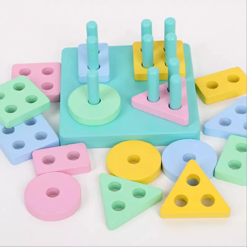 Wooden Montessori Toys Building Blocks Early Learning Educational Toys Color Shape Match Kids Puzzle Toy For Children Boys Girls
Wooden Montessori Toys Building Blocks Early Learning Educational Toys Color Shape Match Kids Puzzle Toy For Children Boys Girls