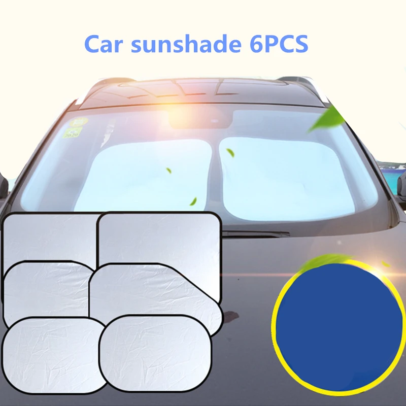6Pcs Car Sunshade For Summer Sun Block Front Windshield Sunshade Dust Snow Cover Automobiles Side Window Mesh Protector Cover
6Pcs Car Sunshade For Summer Sun Block Front Windshield Sunshade Dust Snow Cover Automobiles Side Window Mesh Protector Cover
