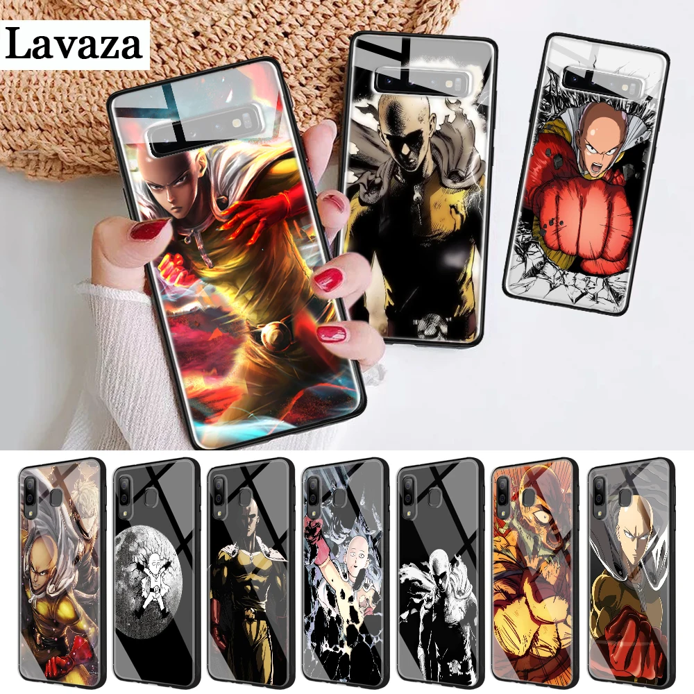 261d One Punch Man героев высококлассные стекла чехол для Samsung S7 край S8 S9 S10 Plus Note 8 9 10 A10 A20