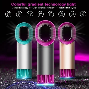 Electric Bladeless Fan Portable Cordless Usb Charging Mini Handheld Fan Handheld Mini Cooler No Leaf Handy Fan
Electric Bladeless Fan Portable Cordless Usb Charging Mini Handheld Fan Handheld Mini Cooler No Leaf Handy Fan