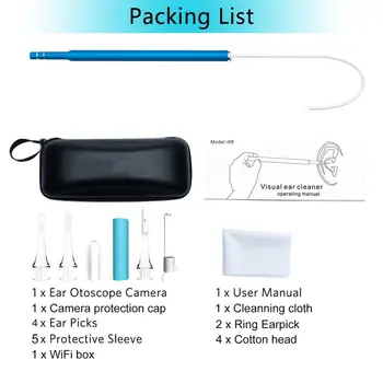 Practical Visual Ear Canal Cleaning Tool Ear Pick Camera Scope Earwax Removal Inspection Camera Endoscope
Practical Visual Ear Canal Cleaning Tool Ear Pick Camera Scope Earwax Removal Inspection Camera Endoscope