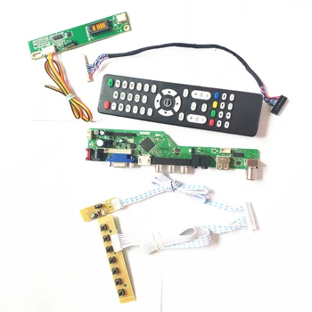 For CLAA154WA05/AN T.V56 drive card board LVDS 1CCFL 30Pin HDMI VGA USB AV RF LCD panel monitor keyboard+Remote+Inverter DIY kit
For CLAA154WA05/AN T.V56 drive card board LVDS 1CCFL 30Pin HDMI VGA USB AV RF LCD panel monitor keyboard+Remote+Inverter DIY kit