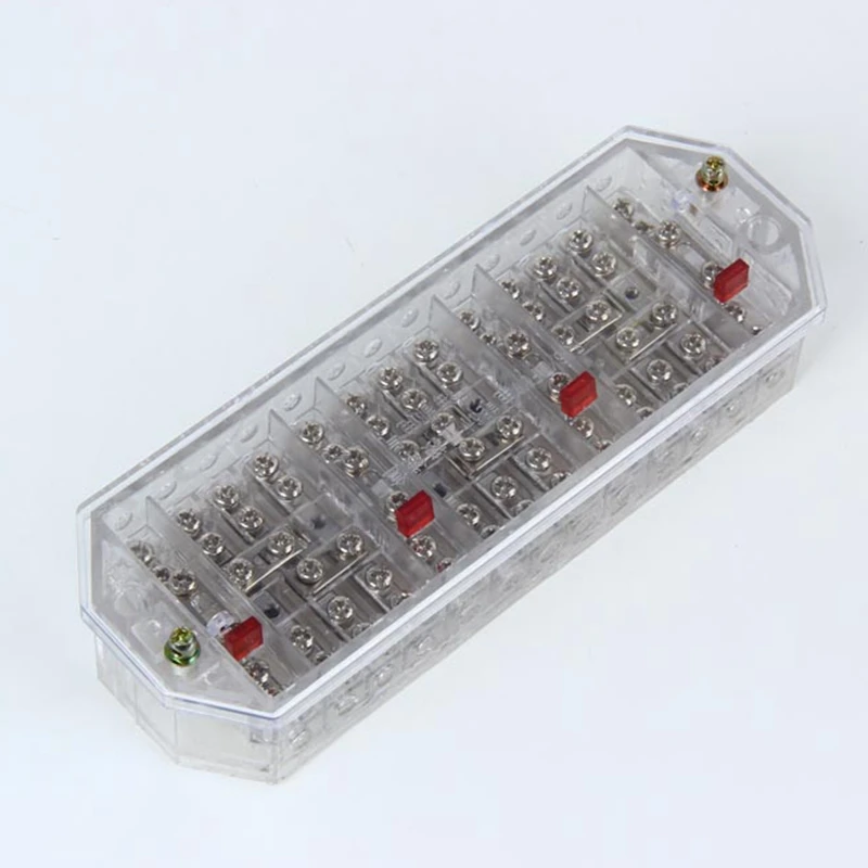 1PCS Three Phase Four Wire Junction Box 250V, 50Hz /60Hz 16A Branch terminal row
1PCS Three Phase Four Wire Junction Box 250V, 50Hz /60Hz 16A Branch terminal row