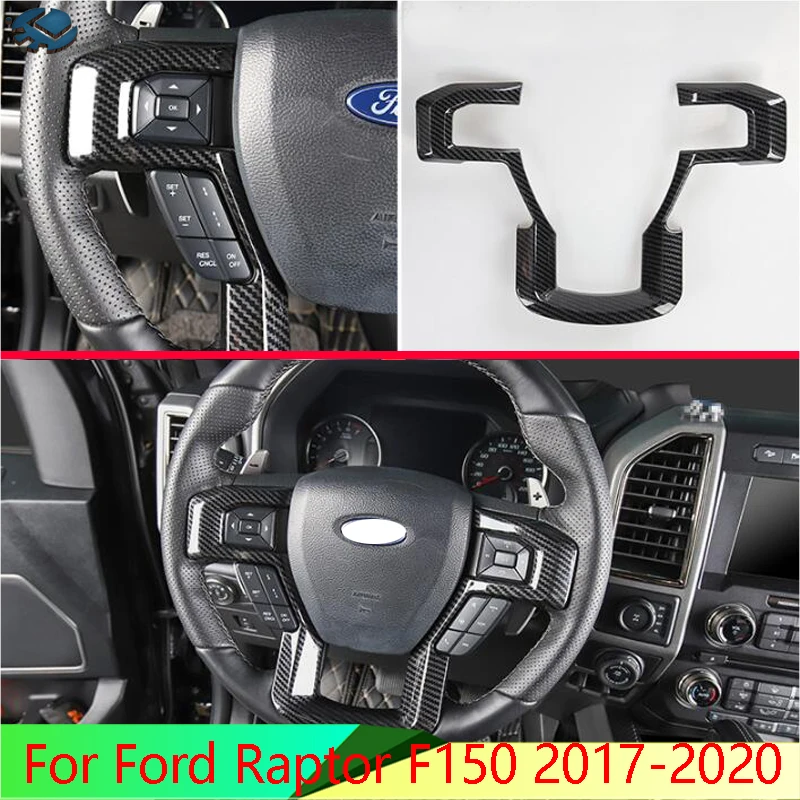 Для Ford Raptor F150 2017-2020 стильная панель рулевого колеса из углеродного волокна, Обложка, отделка, вставка, значки, украшение для формования
Для Ford Raptor F150 2017-2020 стильная панель рулевого колеса из углеродного волокна, Обложка, отделка, вставка, значки, украшение для формования