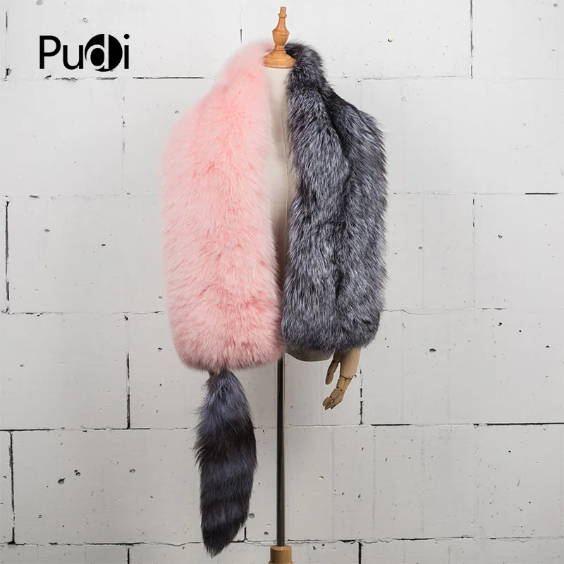 Pudi SF778 2020 Winter girl's genuine fox fur long style scar two color matching fur scarf fashion warm scarf quality A
Pudi SF778 2020 Winter girl's genuine fox fur long style scar two color matching fur scarf fashion warm scarf quality A