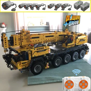 New RC APP Motor Power Mobile Crane Mk II Car Truck Model Kit Fit Technic Building Blocks Bricks 42009 MOC-0853 DIY TOYS Gifts
New RC APP Motor Power Mobile Crane Mk II Car Truck Model Kit Fit Technic Building Blocks Bricks 42009 MOC-0853 DIY TOYS Gifts