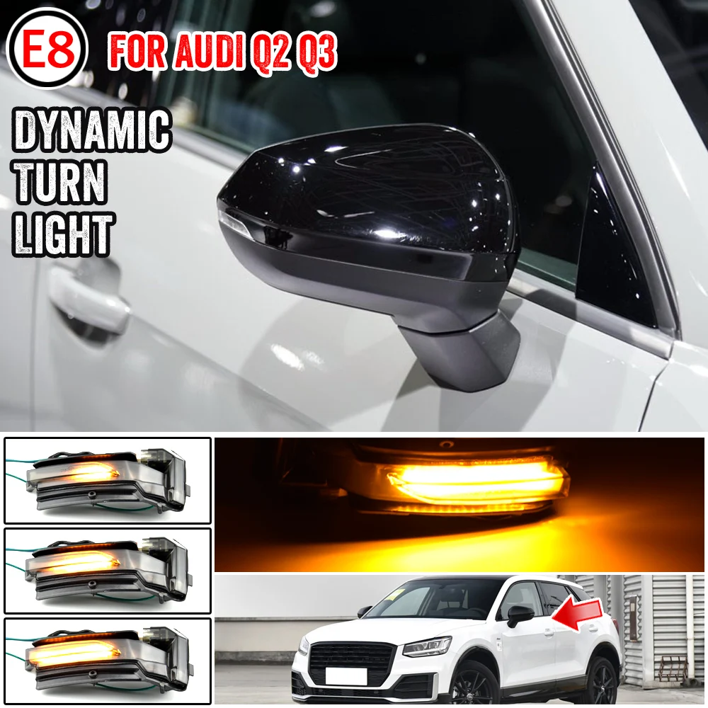 LED Dynamic Turn Signal Light Car Side Rear View Mirror Indicator Sequential Blinker Lamp For AUDI Q2 2018-2020 Q3 2019-2020
LED Dynamic Turn Signal Light Car Side Rear View Mirror Indicator Sequential Blinker Lamp For AUDI Q2 2018-2020 Q3 2019-2020