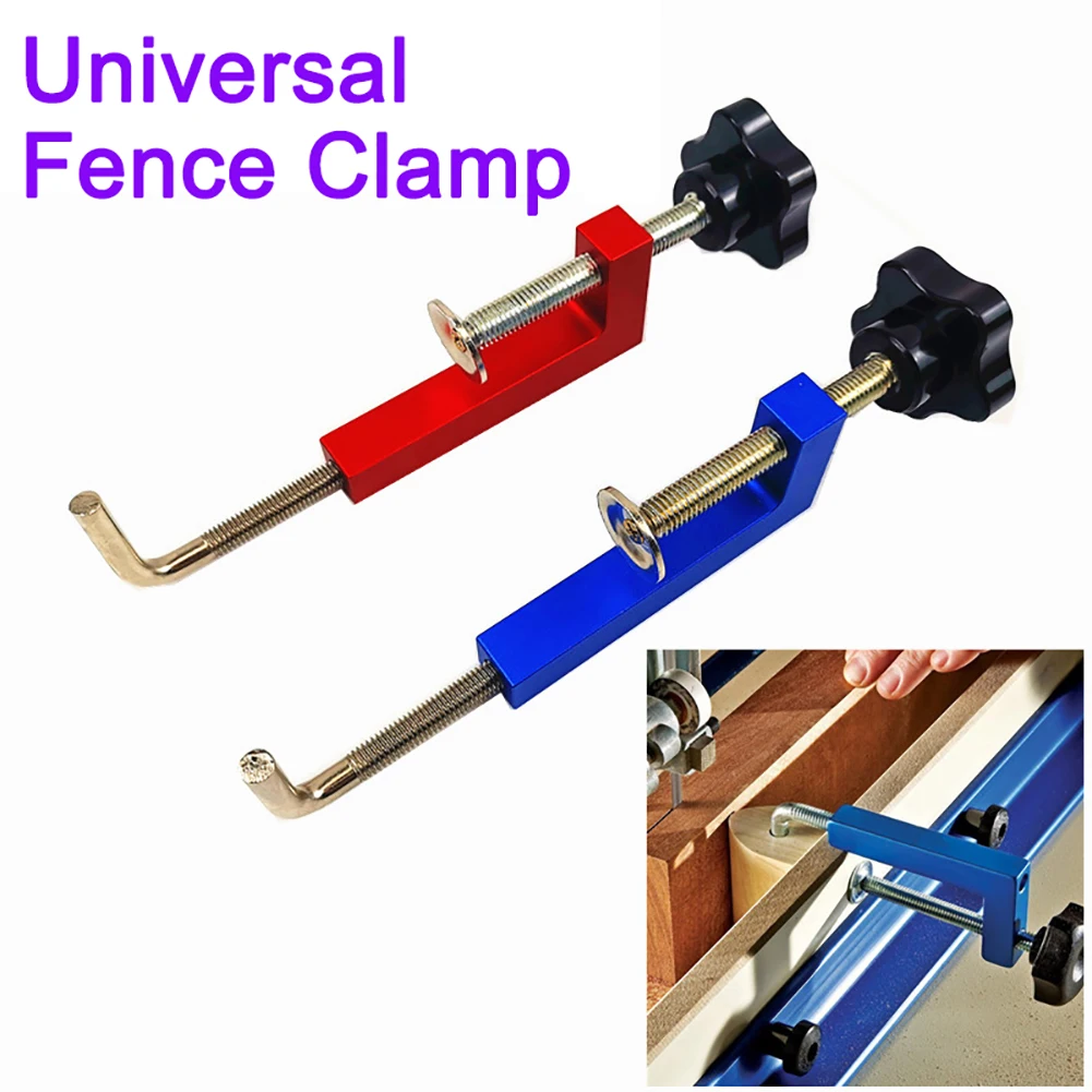 Universal Fence Clamps 360 Rotating Adjustable Fixed Clamps Fast Fixture Grip Clip Woodworking Clips Tool
Universal Fence Clamps 360 Rotating Adjustable Fixed Clamps Fast Fixture Grip Clip Woodworking Clips Tool
