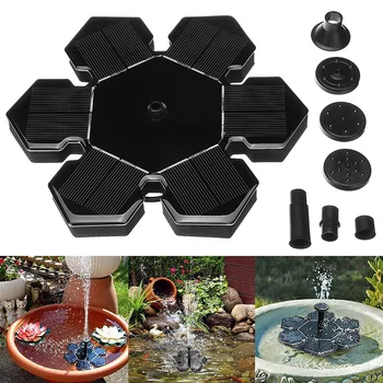 Solar water fountain pump bird bath water pump for garden terrace decoration 1.5W independent durable low consumption
Solar water fountain pump bird bath water pump for garden terrace decoration 1.5W independent durable low consumption
