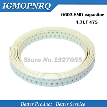 100pcs 0603 4.7UF 6.3V 0603 475 SMD 4.7uF X5R Error 10% Ceramic Capacitor Thick Film Chip Multilayer new
100pcs 0603 4.7UF 6.3V 0603 475 SMD 4.7uF X5R Error 10% Ceramic Capacitor Thick Film Chip Multilayer new