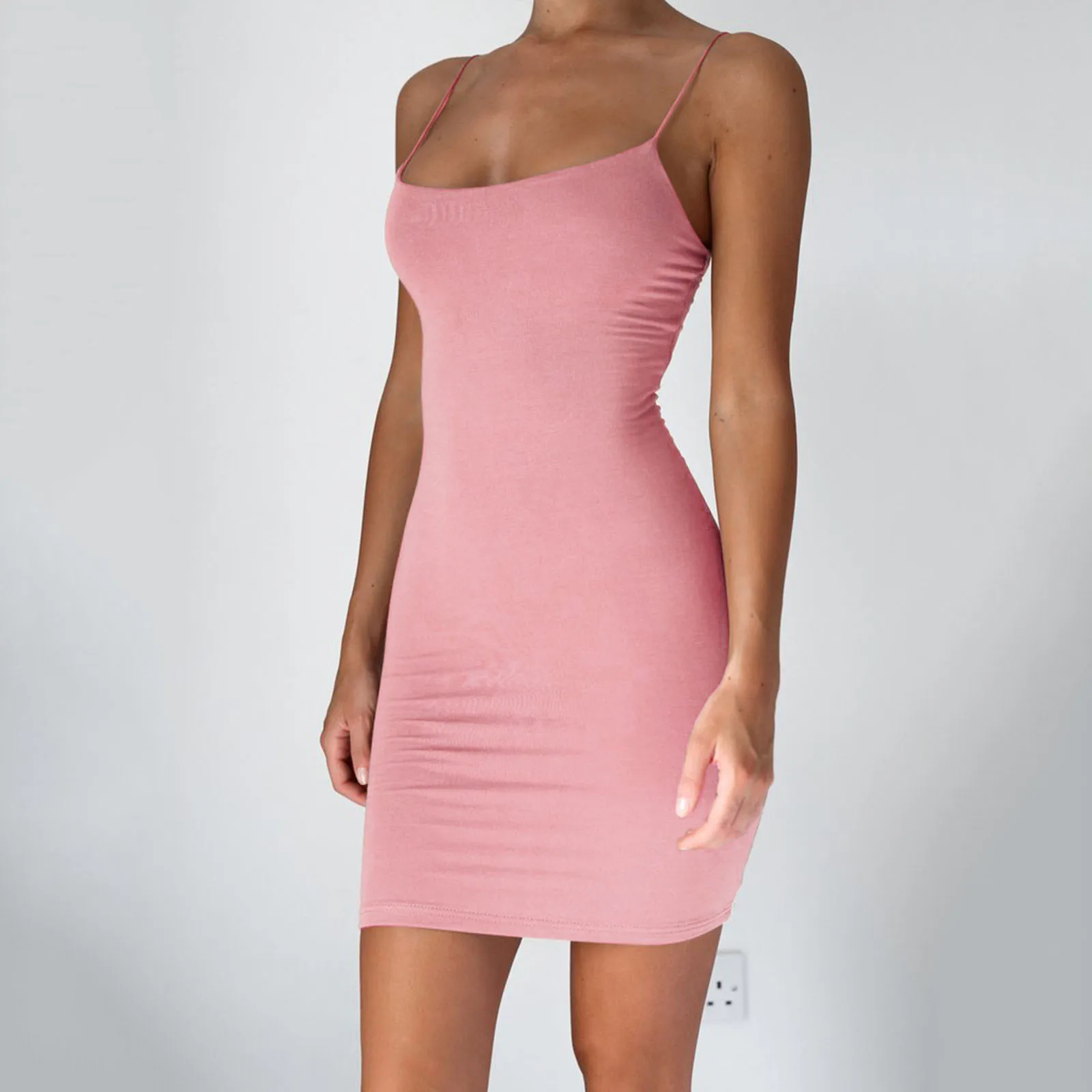 Polyester Women’s Womens Summer Sleeveless Spaghetti Spaghetti straps Slip Dress Slip Basic
Polyester Women’s Womens Summer Sleeveless Spaghetti Spaghetti straps Slip Dress Slip Basic