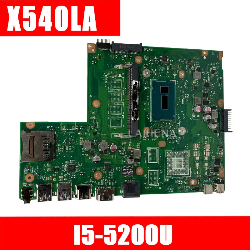 LAIHENA i5 cpu X540LA Laptop motherboard for ASUS X540LA X540LJ X540L F540L X540 Test original mainboard
LAIHENA i5 cpu X540LA Laptop motherboard for ASUS X540LA X540LJ X540L F540L X540 Test original mainboard