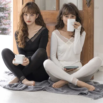 Women Thermal Underwear For Sexy Warm For Women Seamless Winter Thermal Underwear Set Warm Thermos Clothing Women 
Women Thermal Underwear For Sexy Warm For Women Seamless Winter Thermal Underwear Set Warm Thermos Clothing Women