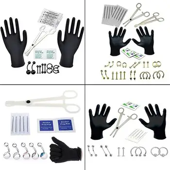 1set Disposable Piercing Kit Sterile Needle Nipple Tongue Nose Belly Button Body Ring Tattoo Kit Tools Tattoo Machine Set Hot
1set Disposable Piercing Kit Sterile Needle Nipple Tongue Nose Belly Button Body Ring Tattoo Kit Tools Tattoo Machine Set Hot