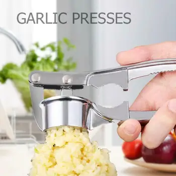 Garlic Press Crusher Squeezer Masher Home Kitchen Mincer Tool Stainless Steel Garlic Press Kitchen accessories
Garlic Press Crusher Squeezer Masher Home Kitchen Mincer Tool Stainless Steel Garlic Press Kitchen accessories