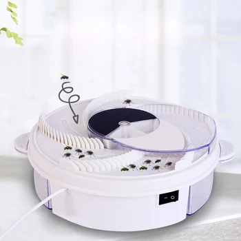 Electric Effective Fly Trap Pest Device Insect Catcher Automatic Flycatcher Fly Trap Catching Artifacts Insect Trap Usb plug
Electric Effective Fly Trap Pest Device Insect Catcher Automatic Flycatcher Fly Trap Catching Artifacts Insect Trap Usb plug