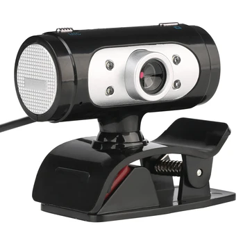 360 Degree Rotatable USB 2.0 Webcam With Mic LED Light 720P HD Spring Clip-On Computer Video Web Camera For Desktop PC Laptop
360 Degree Rotatable USB 2.0 Webcam With Mic LED Light 720P HD Spring Clip-On Computer Video Web Camera For Desktop PC Laptop