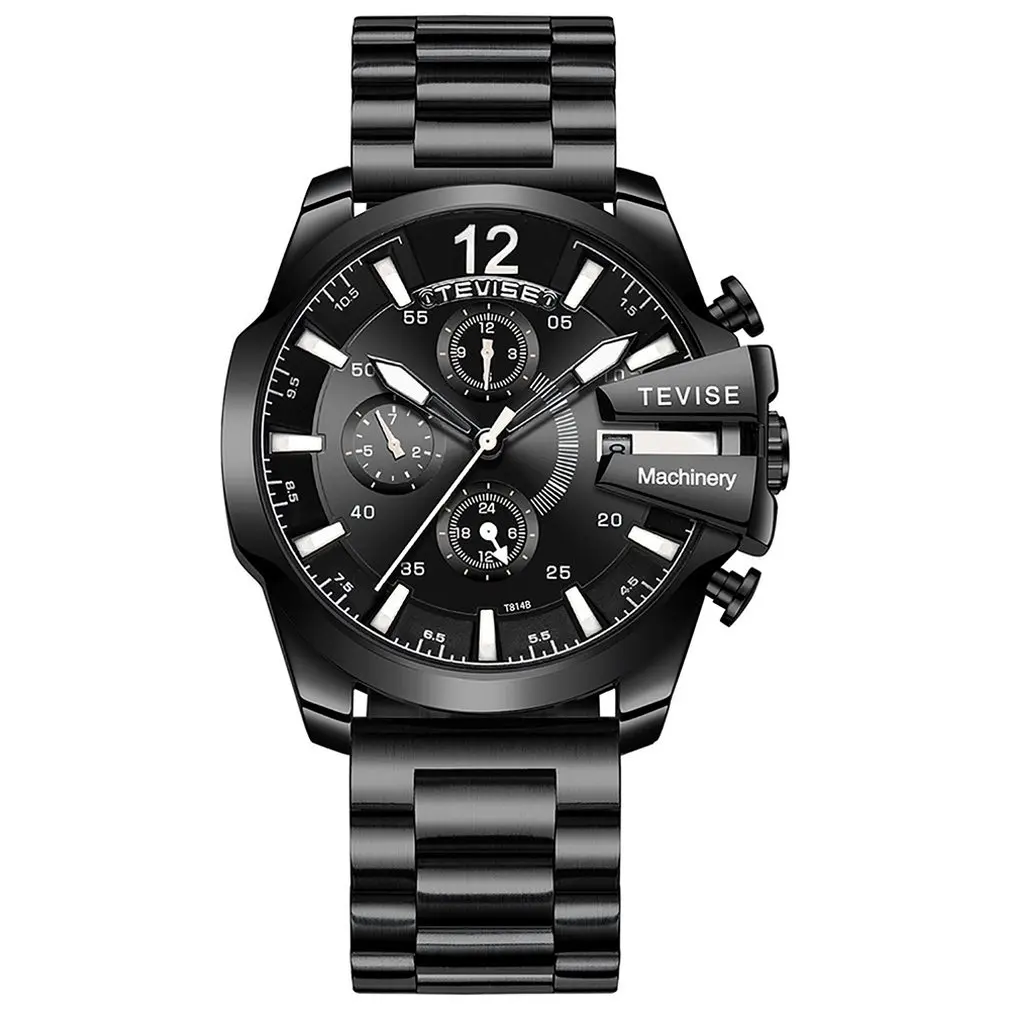 Tevise Calendar Watch Automatic Mechanical Men'S Watch Function Waterproof Six-Pin Men'S Multi-Function Watch Hot
Tevise Calendar Watch Automatic Mechanical Men'S Watch Function Waterproof Six-Pin Men'S Multi-Function Watch Hot