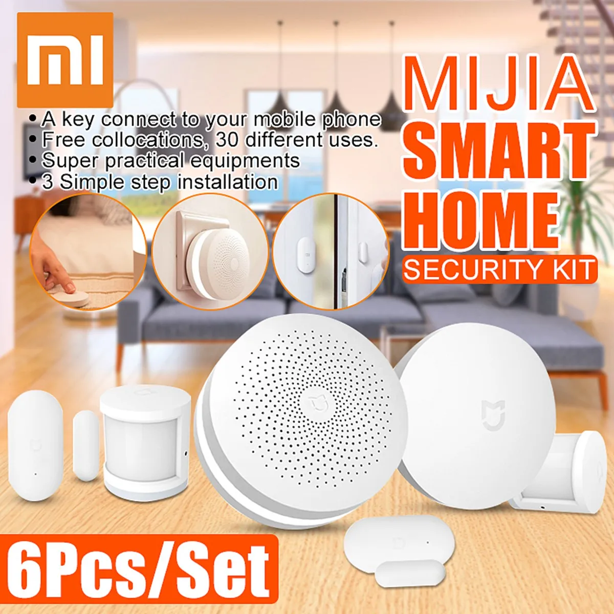 Original Xiaomi Smart Home Kits EU Version Mi for Smart Sensor Set Control Hub Motion Window Door Sensors Wireless Switch Mi APP
Original Xiaomi Smart Home Kits EU Version Mi for Smart Sensor Set Control Hub Motion Window Door Sensors Wireless Switch Mi APP