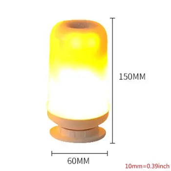 2 Pack 5W 4 Modes with Upside Down Effect E26 Base LED Flame Effect Light Bulb for Festival Hotel Bar Halloween and Christmas
2 Pack 5W 4 Modes with Upside Down Effect E26 Base LED Flame Effect Light Bulb for Festival Hotel Bar Halloween and Christmas