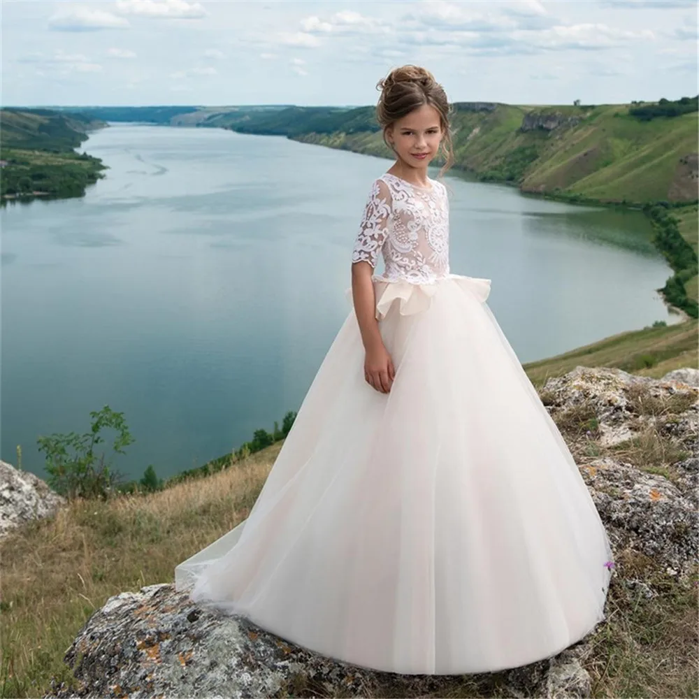 Tiered Flower Girl Dresses Lace First Communion Kids Wedding Party Gown Toddler Birthday Princess Special Occasion Wears
Tiered Flower Girl Dresses Lace First Communion Kids Wedding Party Gown Toddler Birthday Princess Special Occasion Wears