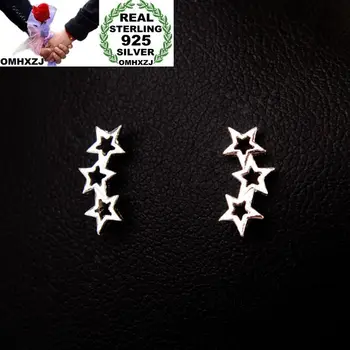 OMHXZJ Wholesale European Fashion Woman Girl Party Wedding Gift Silver Hollow Star 925 Sterling Silver Stud Earrings EA75
OMHXZJ Wholesale European Fashion Woman Girl Party Wedding Gift Silver Hollow Star 925 Sterling Silver Stud Earrings EA75
